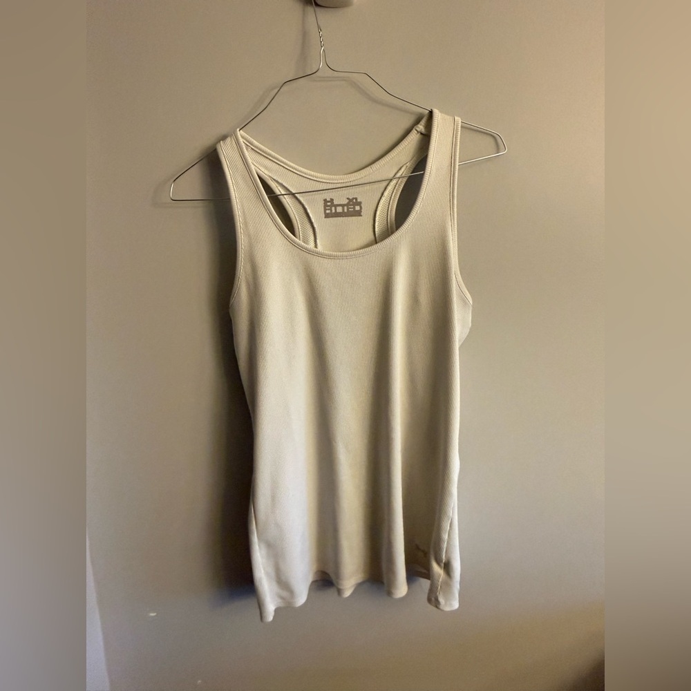 Under Armour Women's Cream ribbedTank Top